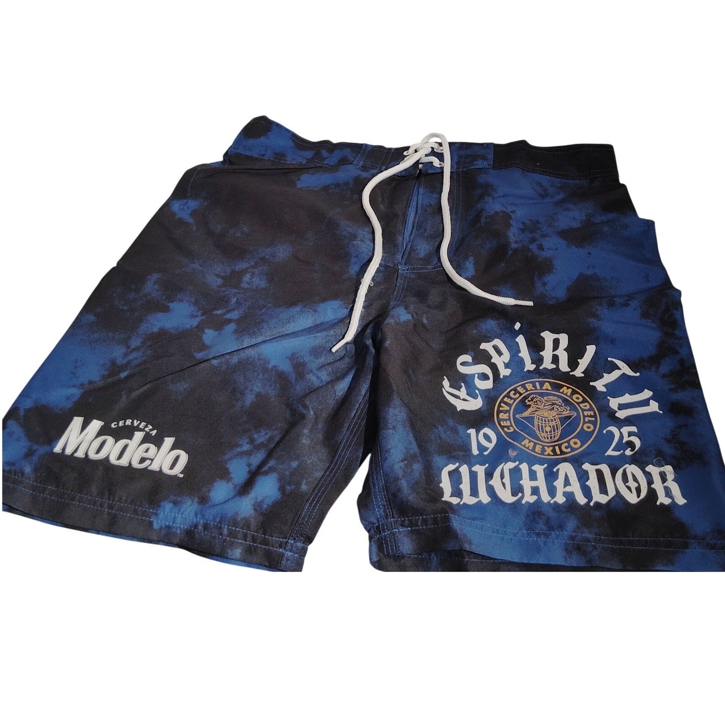 Modelo Especial Men’s Elastic Board Swim Shorts – Small – Dark Blue