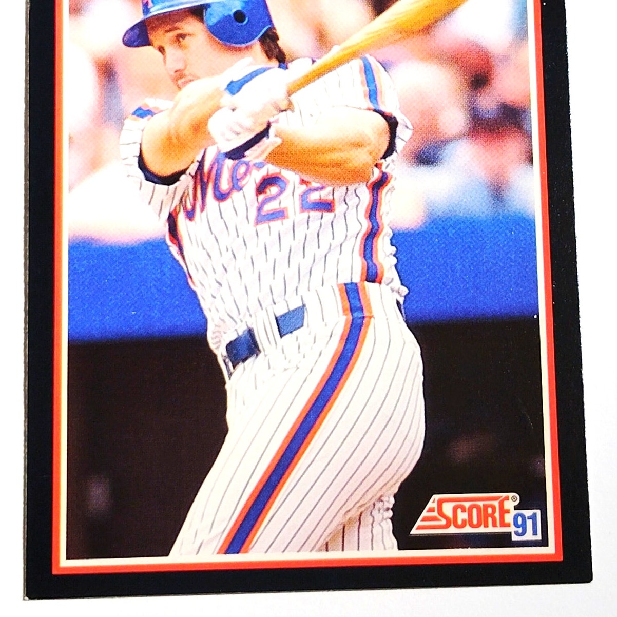 1991 Score Kevin McReynolds #327 New York Mets Left Fielder MLB Baseball Card NM