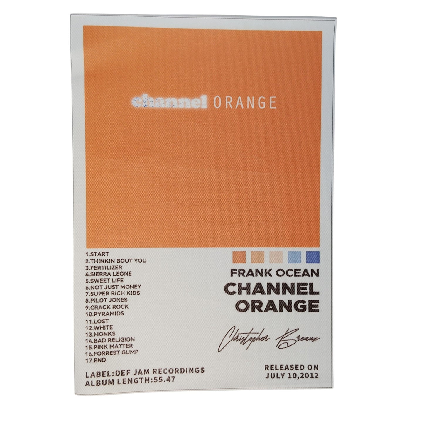 3-PK Frank Ocean Album Canvas Prints – Blonde, Channel Orange, Nostalgia Ultra – 8x12 Wall Art Trio