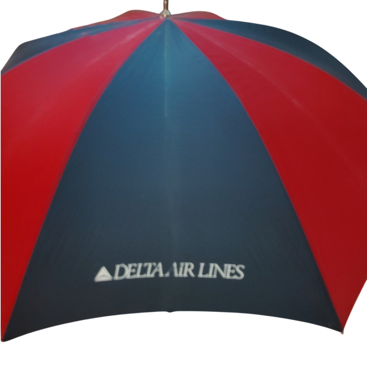 Vintage Delta Air Lines Golf Umbrella – Red/Navy Widget Logo 36" Stick, 48" Open