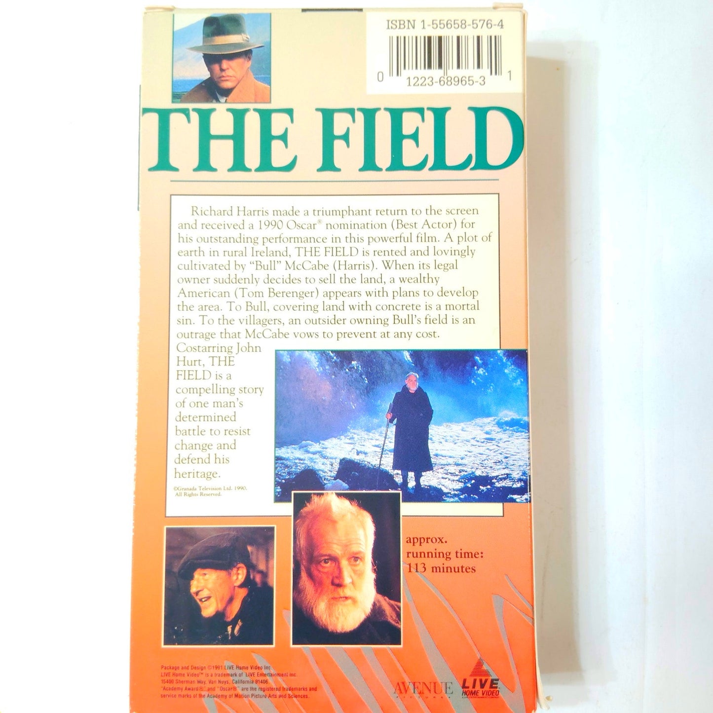 The Field VHS 1990 Richard Harris Irish Drama
