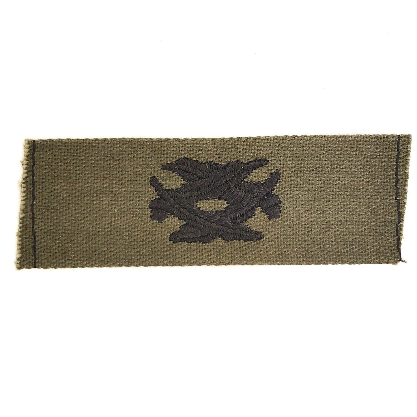 US Navy CEC Civil Engineer Corps Subdued OD Green Device Patch – Sew‑On 3"