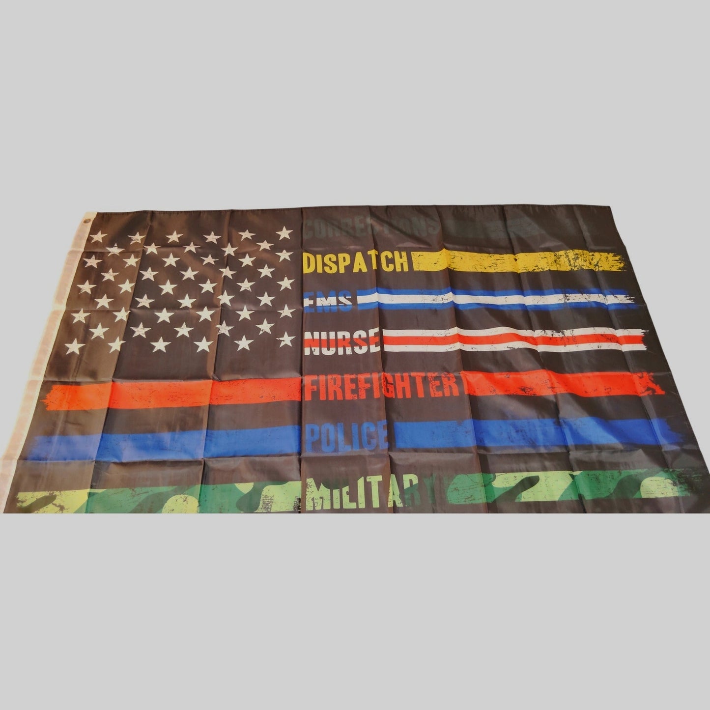 Thin Line First Responder Flag Police Fire EMS Nurse Dispatch Military 3x5 ft