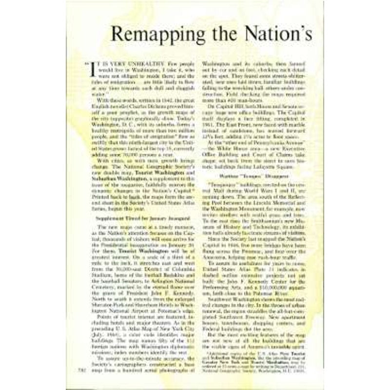National Geographic December 1964 - Holy Land My Country, Jerusalem My Home, Other Side of Jordan, Washington D.C., The Two Acapulcos, EUC