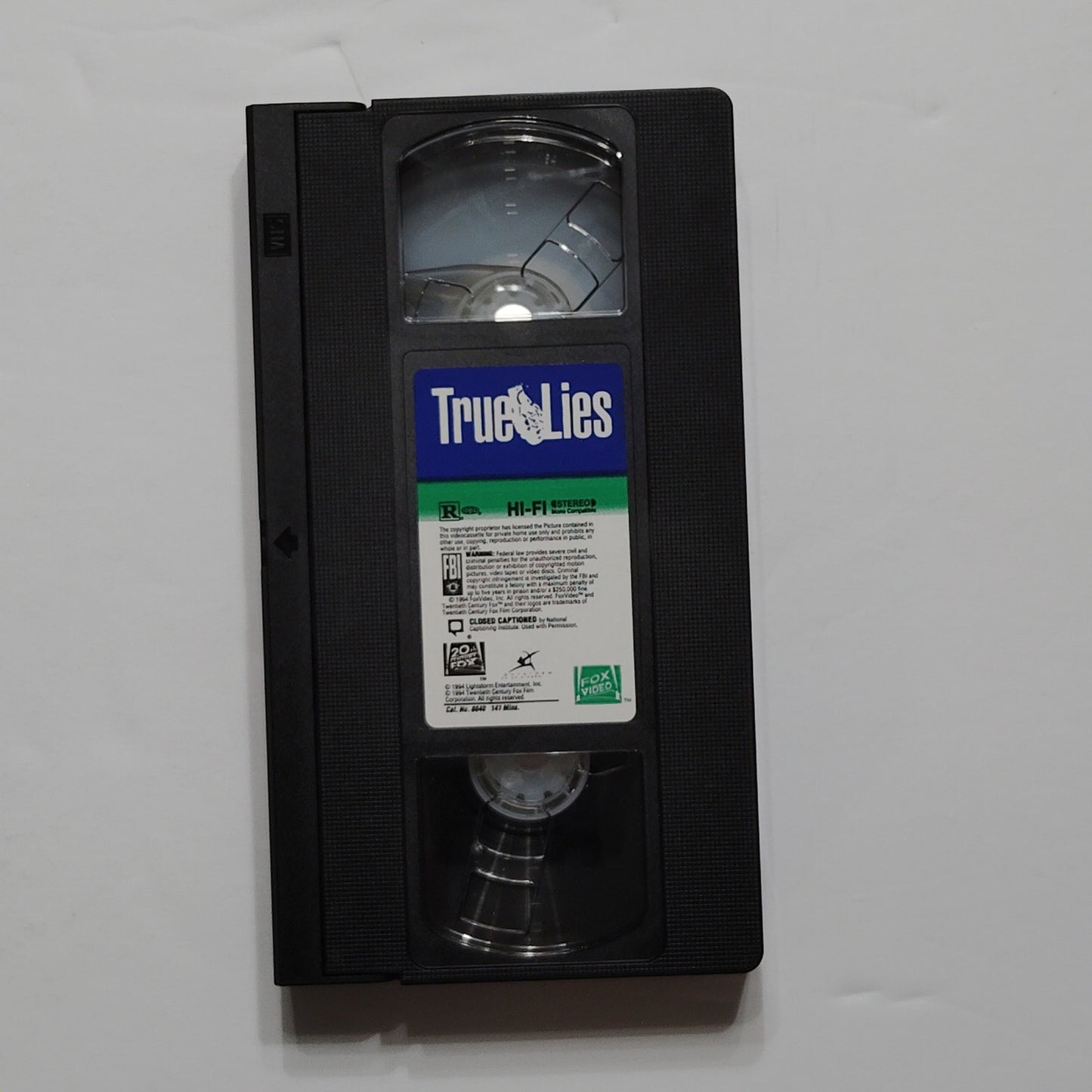 True Lies VHS Arnold Schwarzenegger 1994 Action Comedy Spy Thriller Vintage