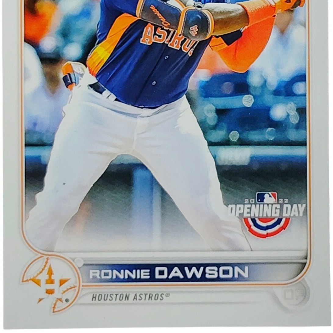 2022 Topps Opening Day #196 RC Ronnie Dawson Houston Astros Outfielder - VG/EX