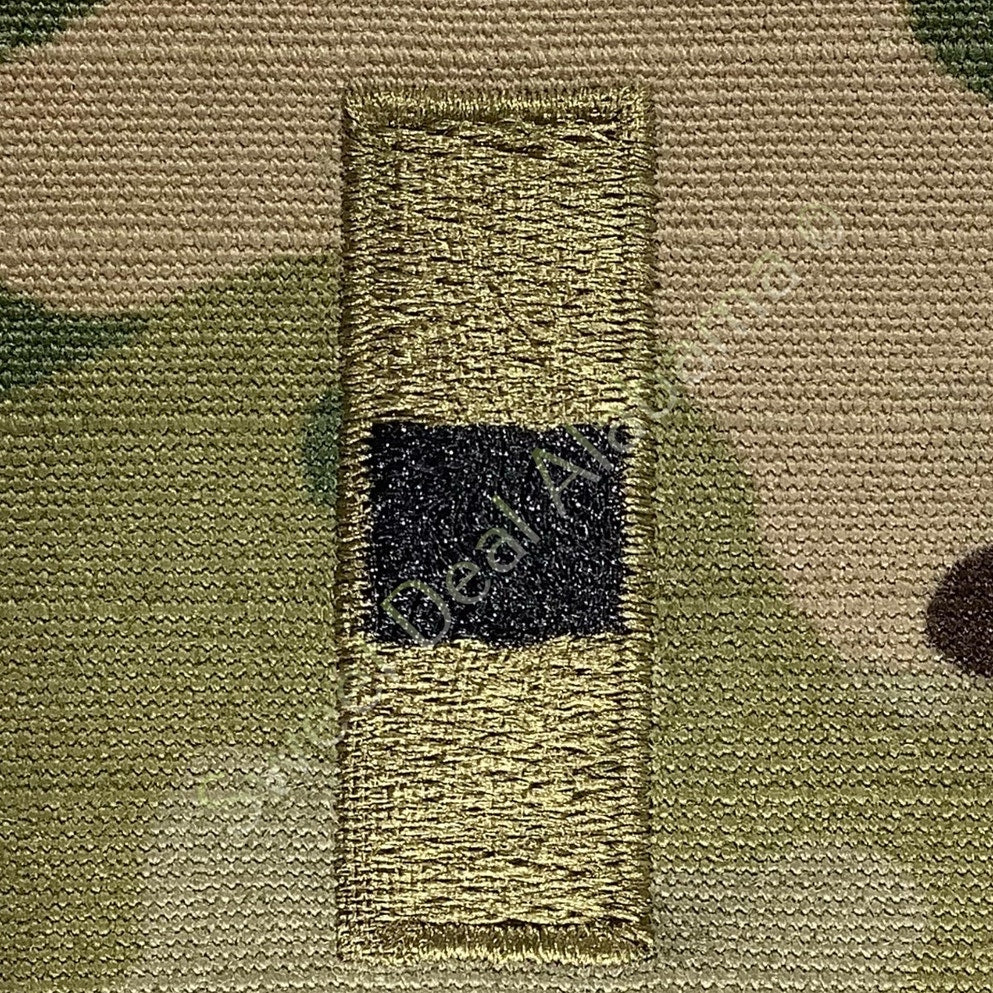 U.S. Army Warrant Officer 1 WO1 OCP Rank Insignia, Multi-Camo, 2x2, Hook-n-Loop