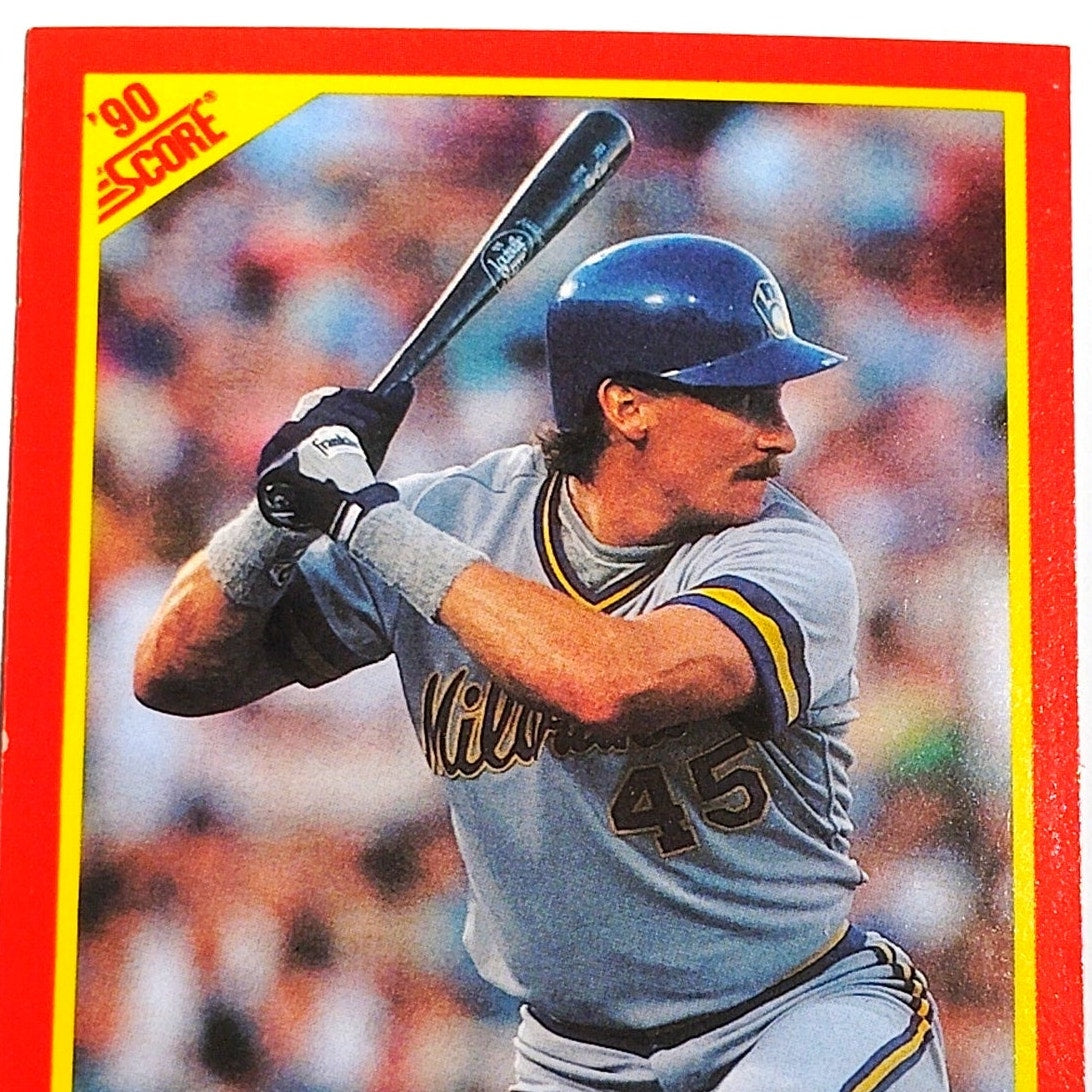 1990 Score Rob Deer #390 Milwaukee Brewers Left Fielder MLB Baseball EX