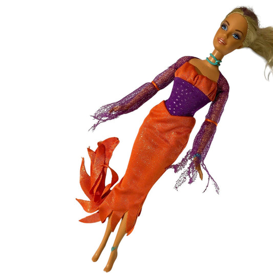1999 - 11.5" Halloween Barbie in a Mermaid Dress, 1998 Head / 1999 Body
