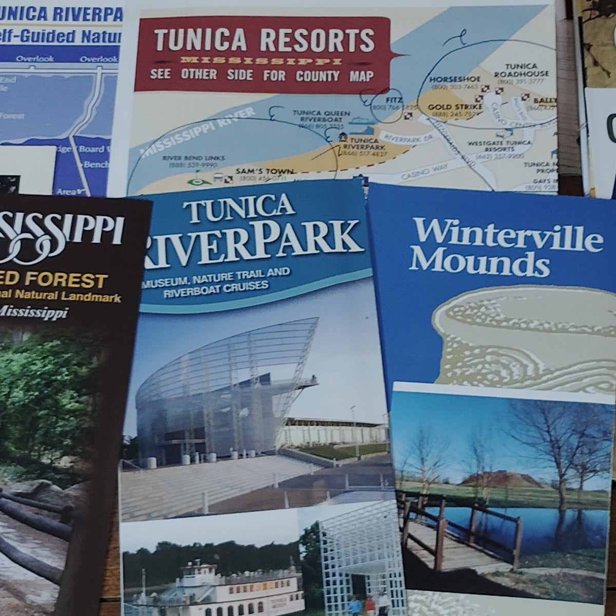 Mississippi Tunica 2010 Travel Ephemera Collection - Guides, Brochures & More