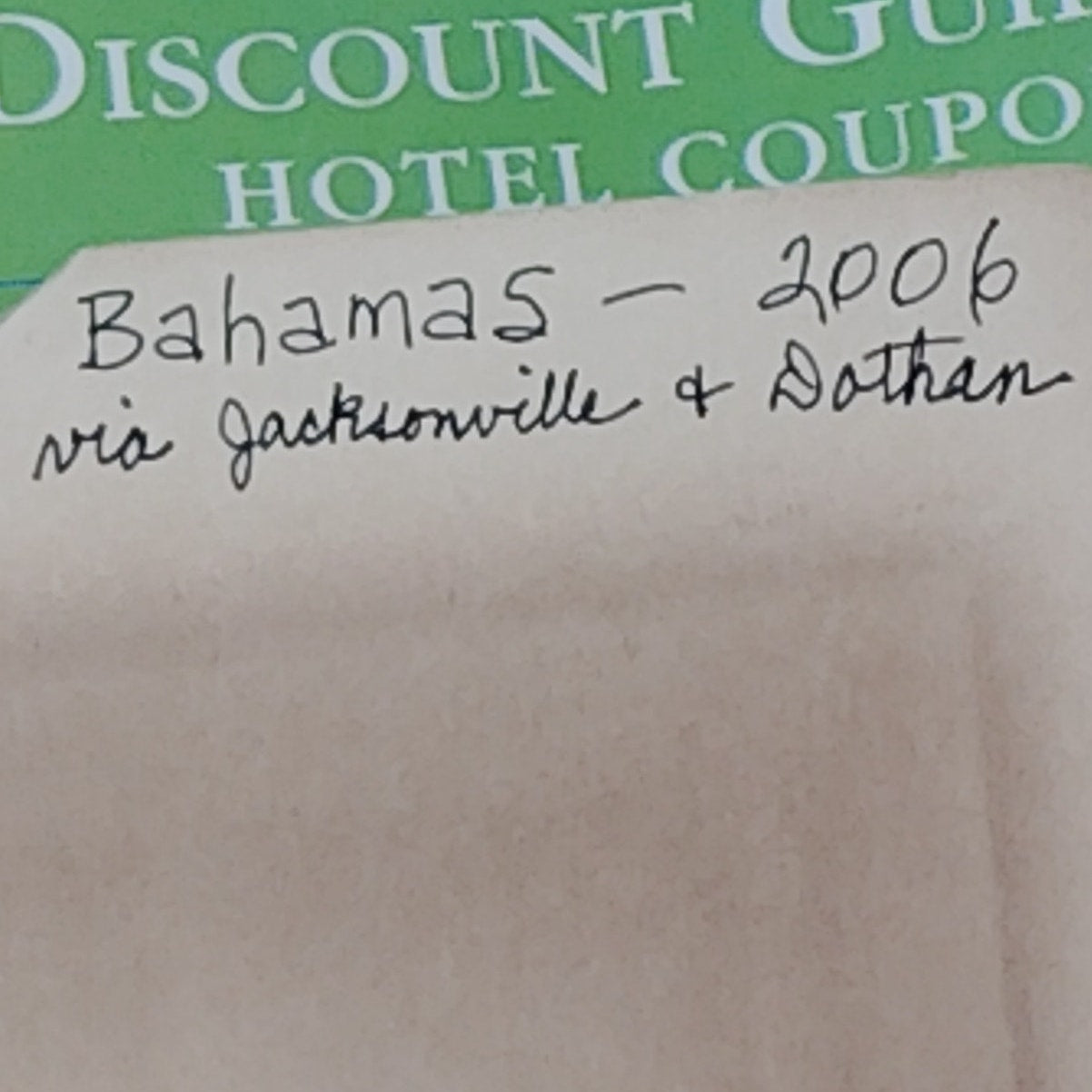 2006 Bahamas & Alabama Travel Ephemera Lot – Brochures, Guides & Souvenirs