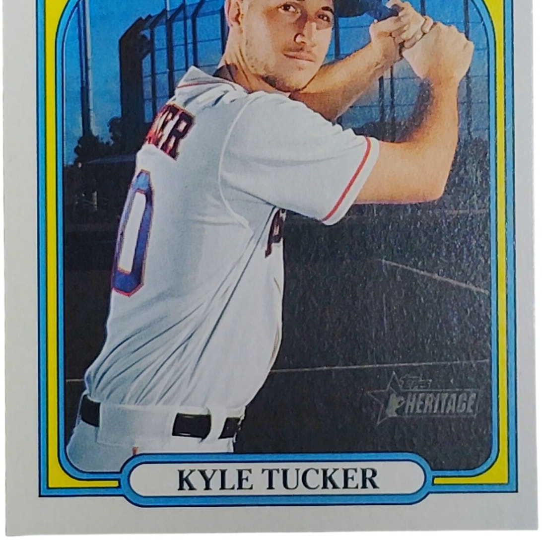 2021 Topps Heritage Kyle Tucker 111 Houston Astros Outfield Baseball VG/EX