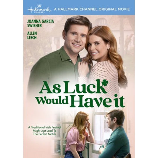 As Luck Would Have It DVD 2021 Hallmark Channel J Garcia Swisher A Leech RomCom