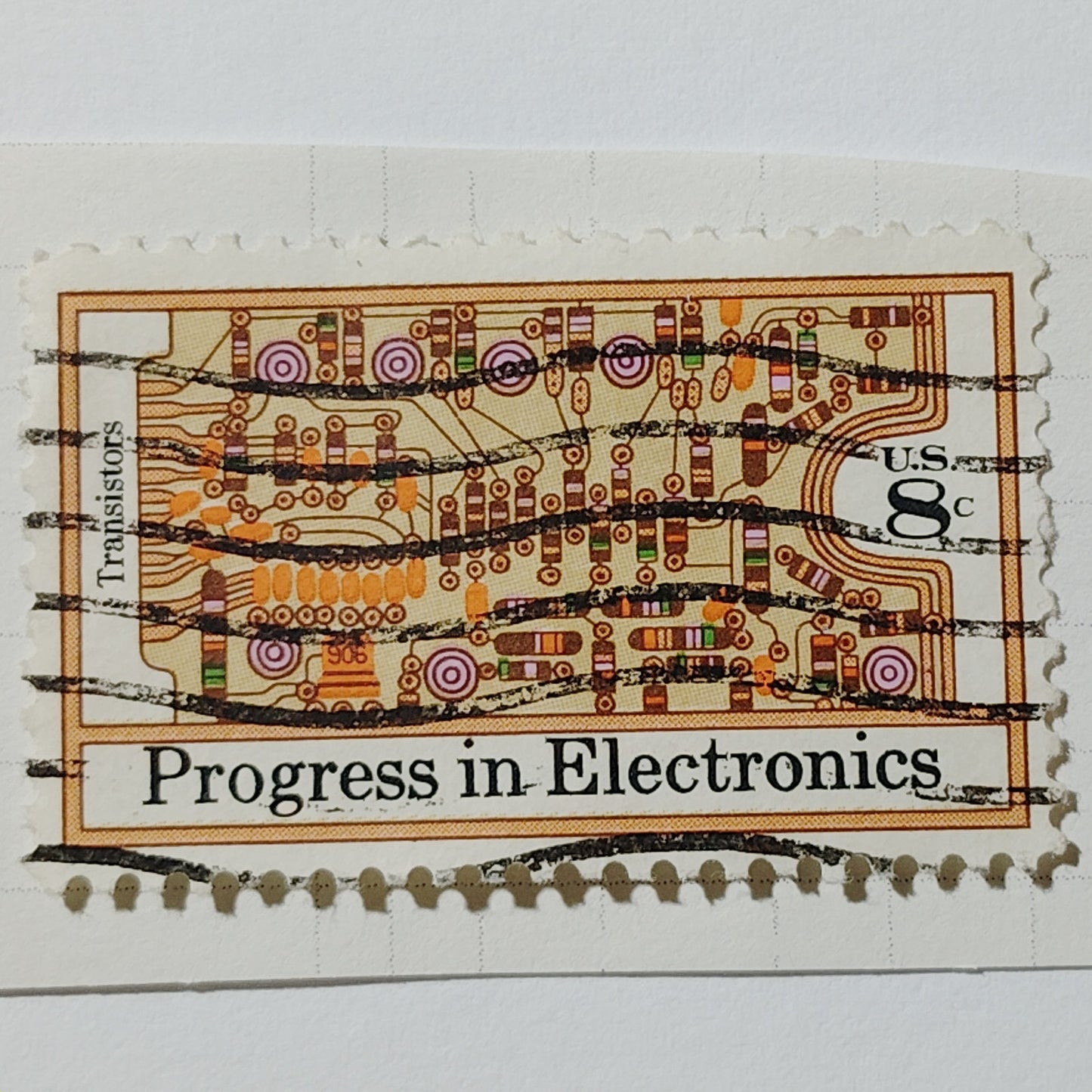 1973 US 8c Progress in Electronics Transistor Stamp #1501 Used Cancelled