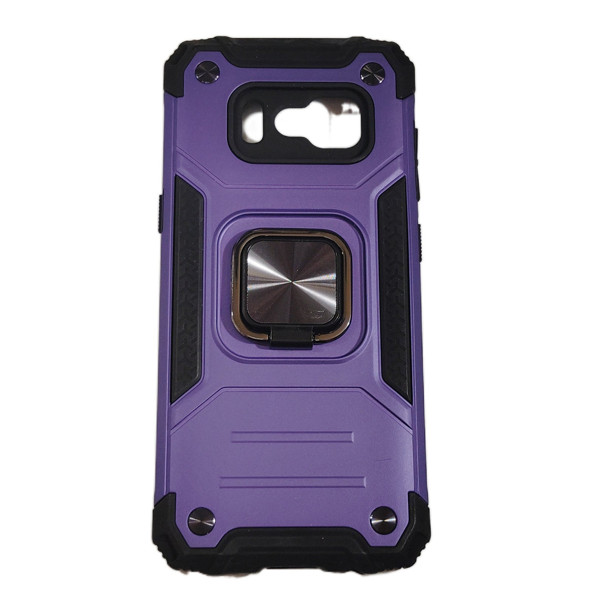 Purple Rugged Kickstand Phone Case with Screen Protector For Galaxy S8 Phone