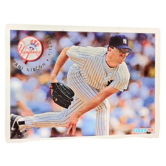 Paul Gibson, New York Yankees, #230,  1994 Fleer Baseball Collector's Card