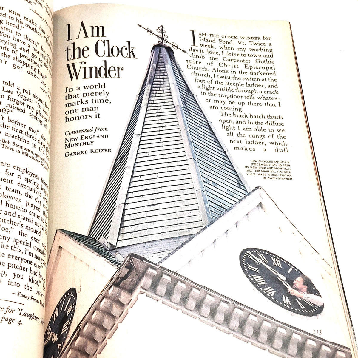 Reader's Digest April 1989 Vintage Magazine - Airplane Cover