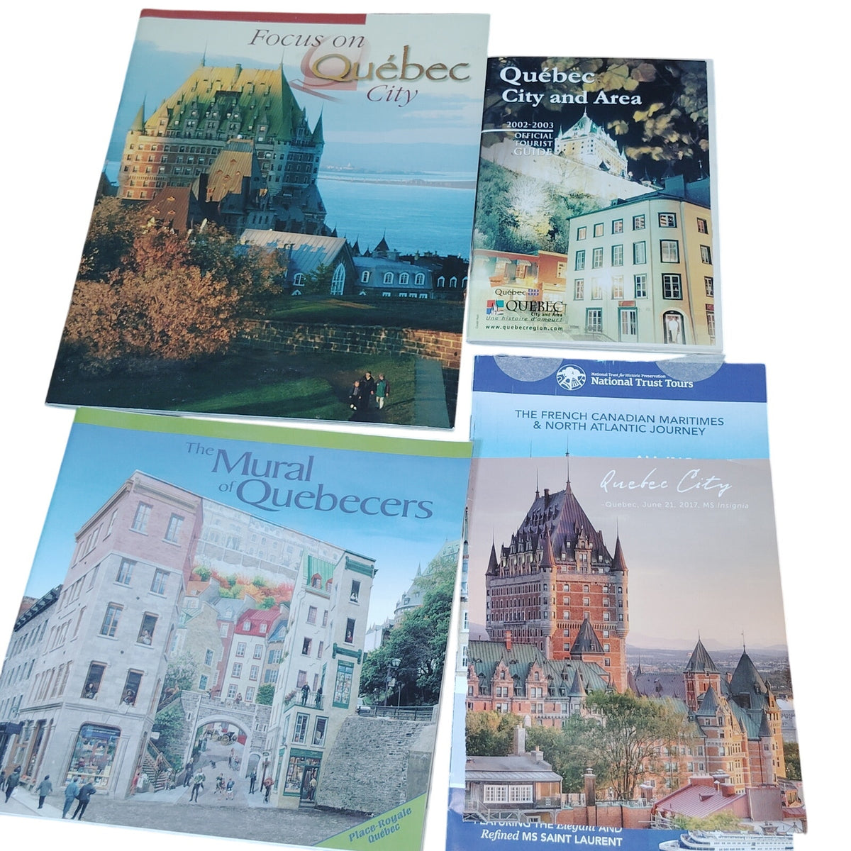 Vintage Quebec City Travel Guides & Brochures Lot - Ephemera Collection