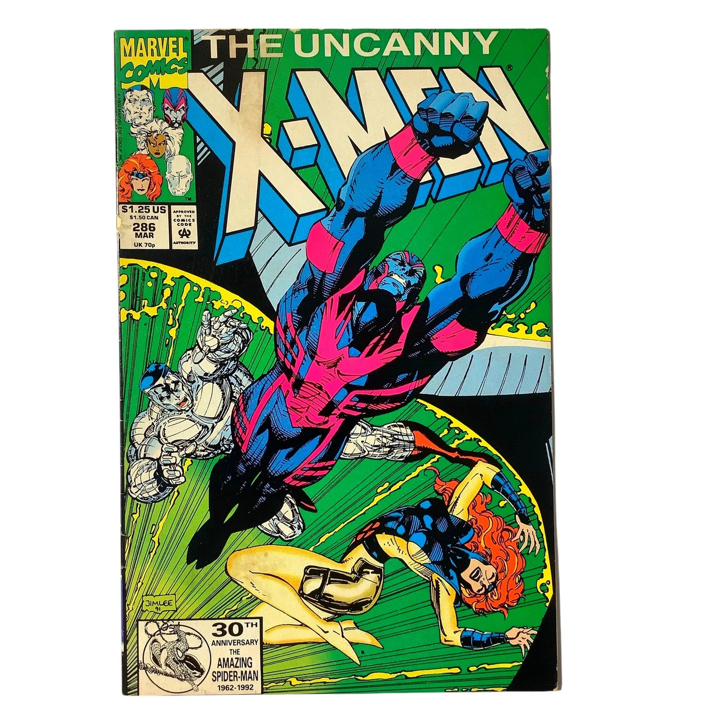 Marvel's Uncanny X-Men #286, Close Call, March 1992, VF/NM 9.0