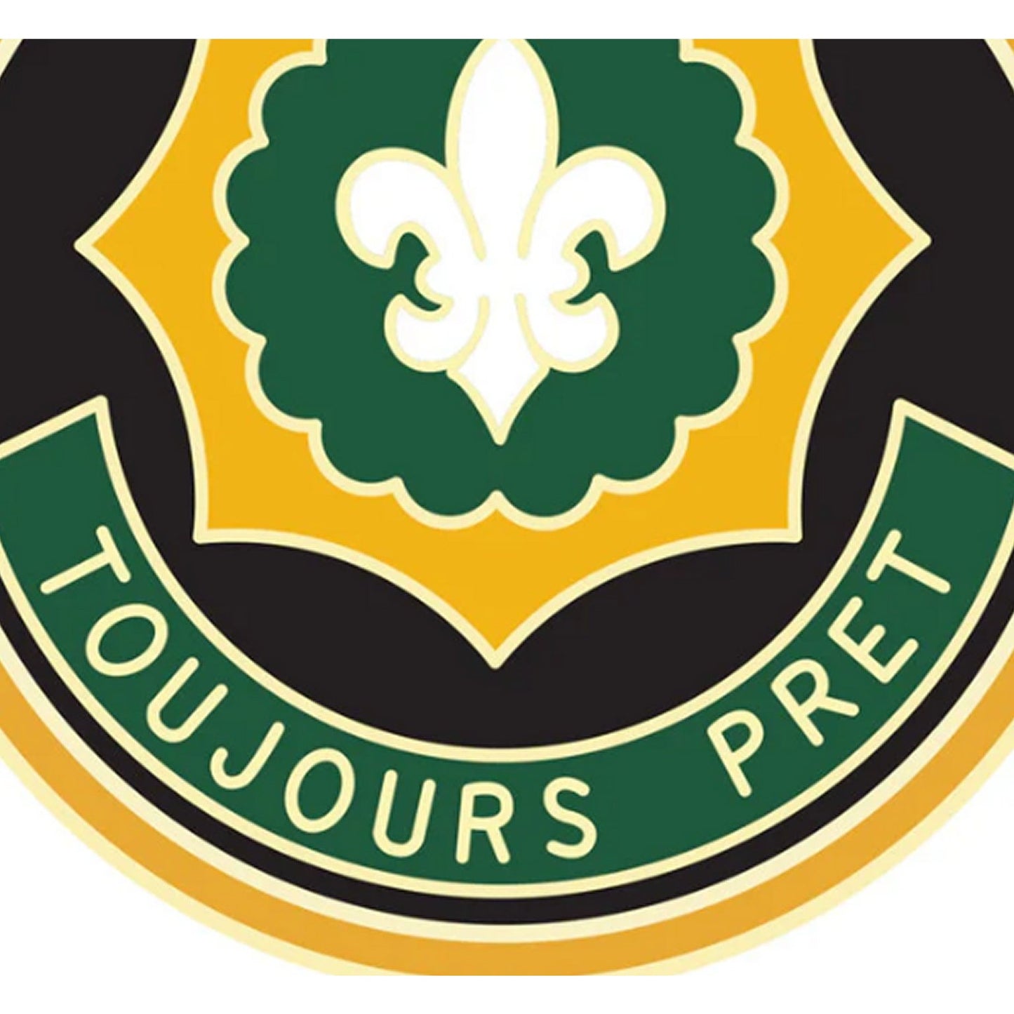 2nd Cavalry Regiment CSIB Novelty Hat Lapel Pin Toujours Prêt 2" Diameter