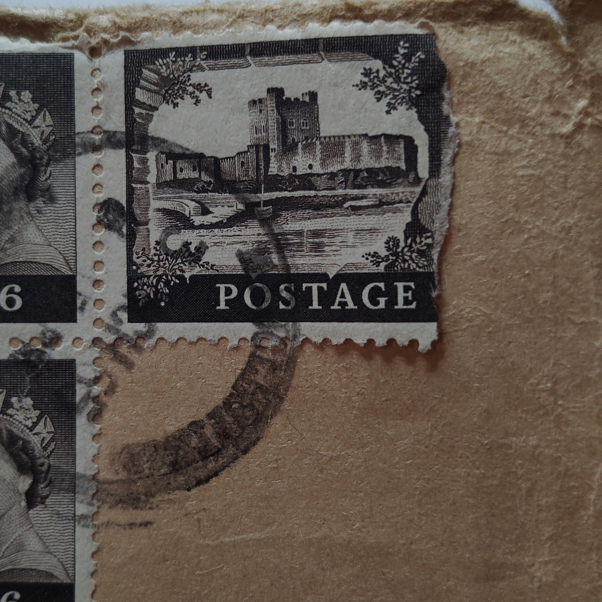 Great Britain 1955 Castles 2/6 Carrickfergus Cover USA 1965 QEII Airmail