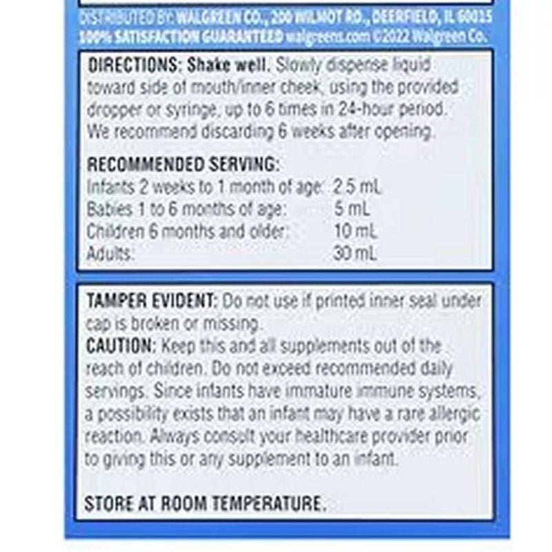 Walgreens Gripe Water 4.0 fl oz Expiration 03-31-2025