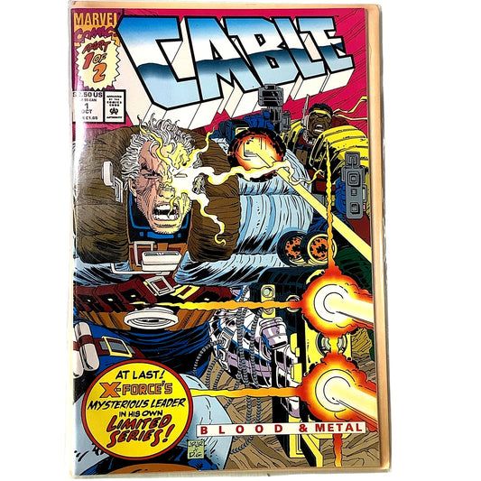 Cable #1, Blood & Metal, Oct 1992, NM 9.4, Marvel Comics, Part 1 of 2.