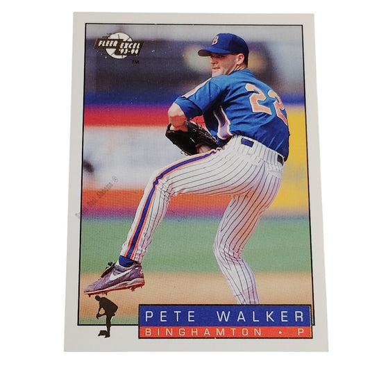 Pete Walker, Binghamton Mets, No. 240,  93-94 Fleer Excel Minor Leagues