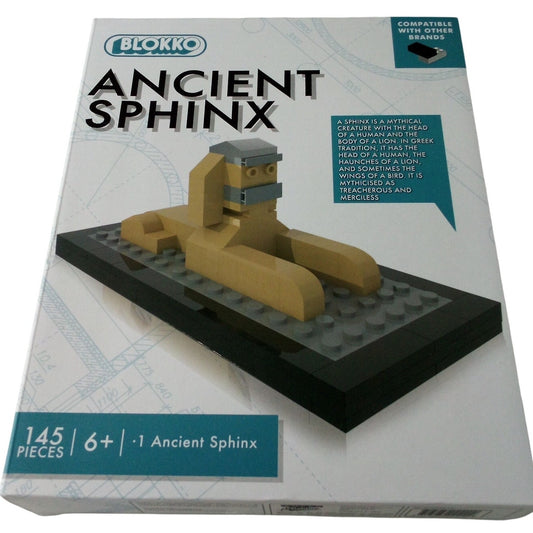 Blokko Ancient Sphinx 3D Block Building Puzzle – 145 Pieces – Ages 6+