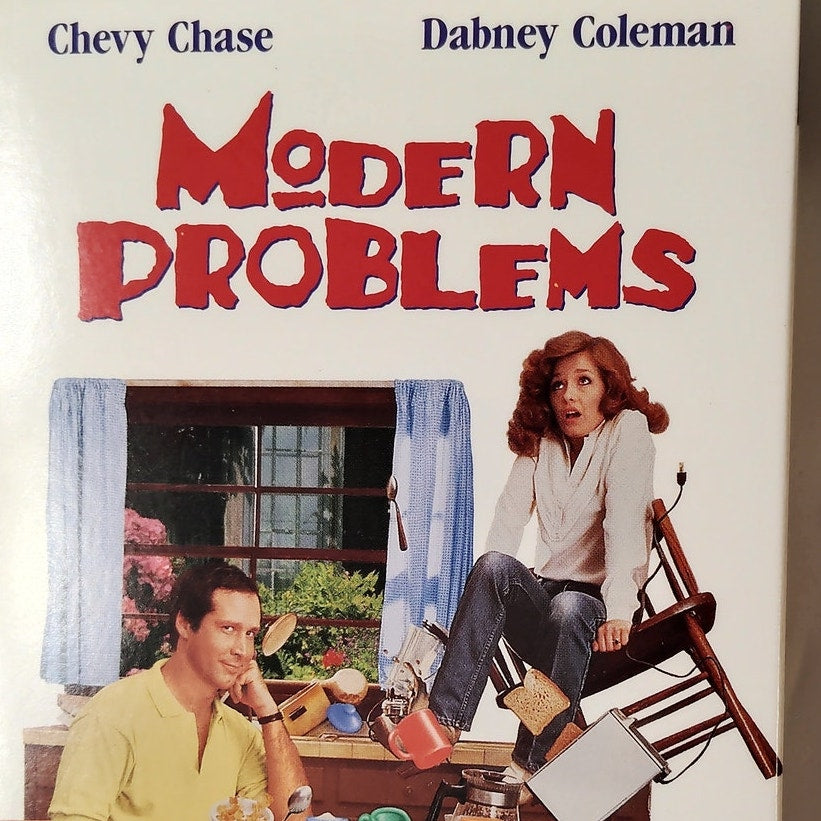 Modern Problems VHS 1981 Chevy Chase Dabney Coleman Fox Comedy Fantasy