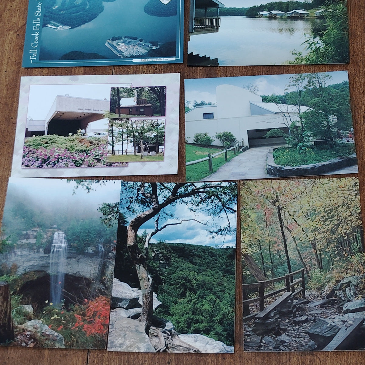8 VTG Fall Creek Falls State Park TN Postcards - Scenic Tennessee Souvenir Lot