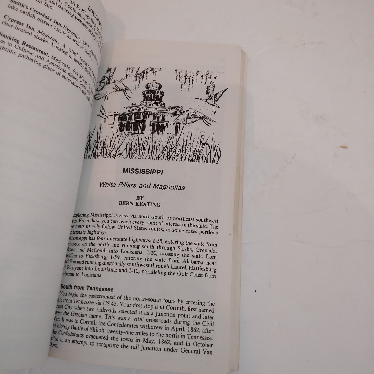 Fodor’s South 1986 Paperback Fair Cond Withdrawn Library Copy Travel Guide VTG