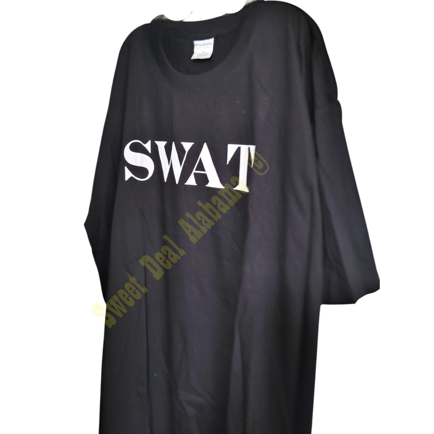 Pudala Black Tactical Shirt – SWAT – Short Sleeve, Size 4XL, XXXXL