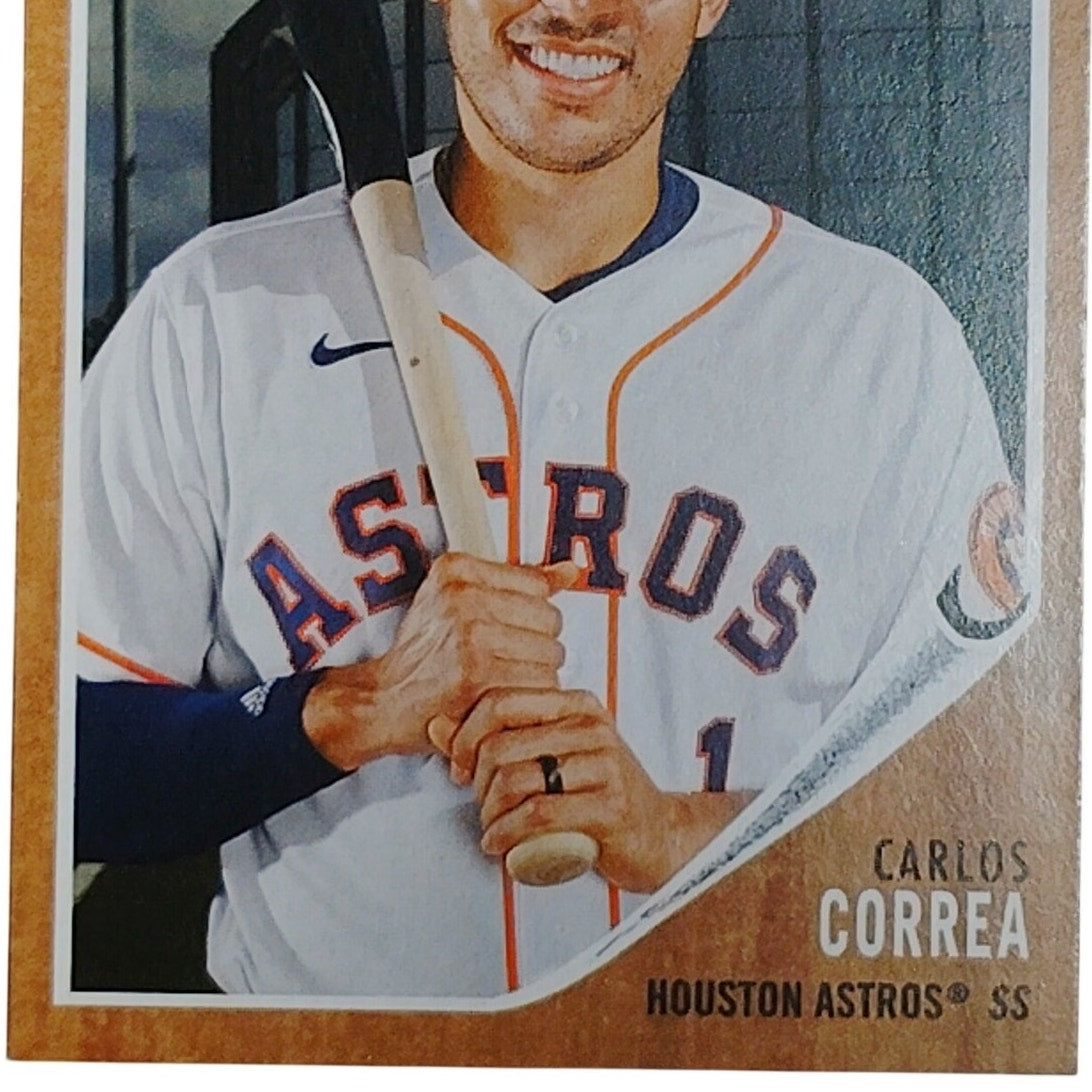 2021 Topps Carlos Correa #61 Astros SS All Star Fan Favorite Houston Star VG/EX