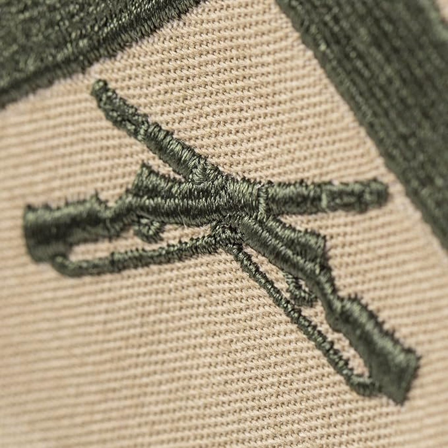 USMC Corporal E‑4 Chevrons Women’s Green/Khaki 3‑1/2" × 2‑3/4" Pair