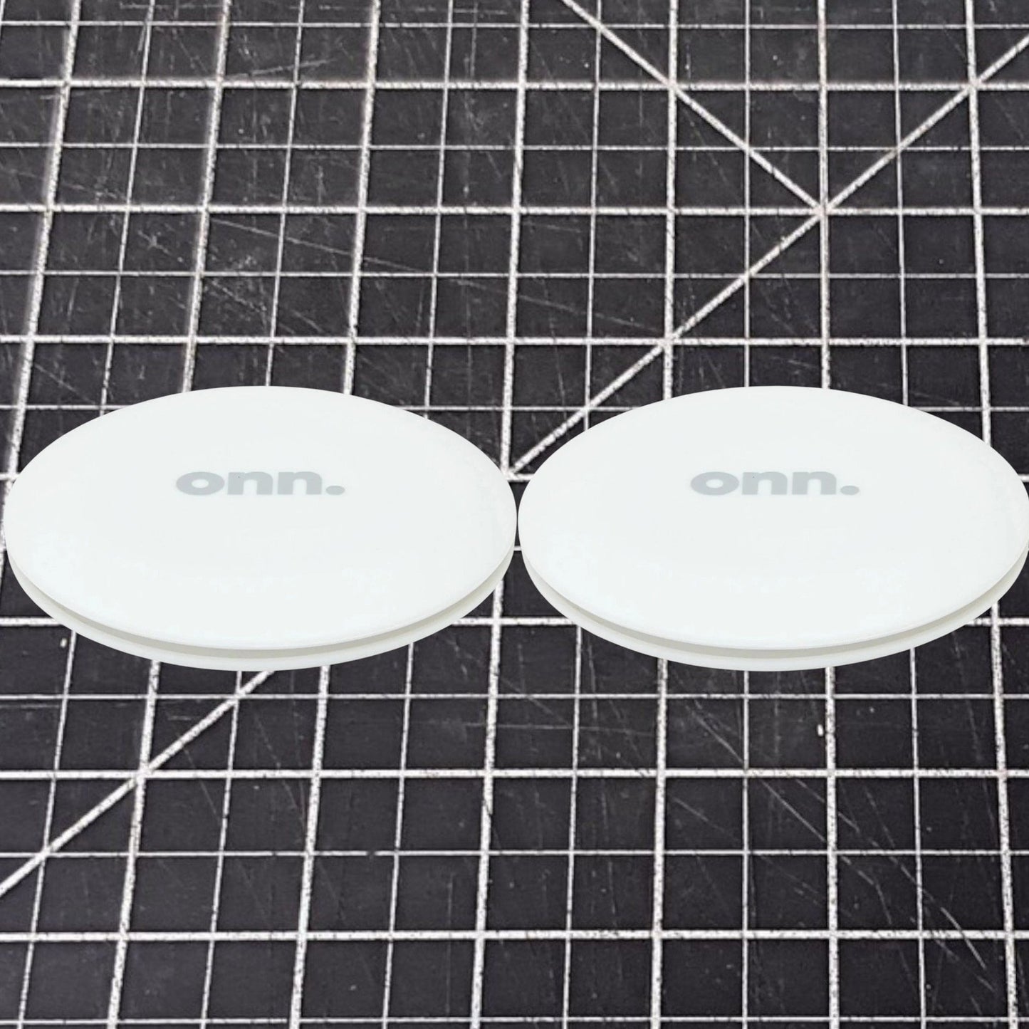 2-PK Onn Silicone MagSafe Charger Holder, White, For iPhone 12 & 13 Series Phone