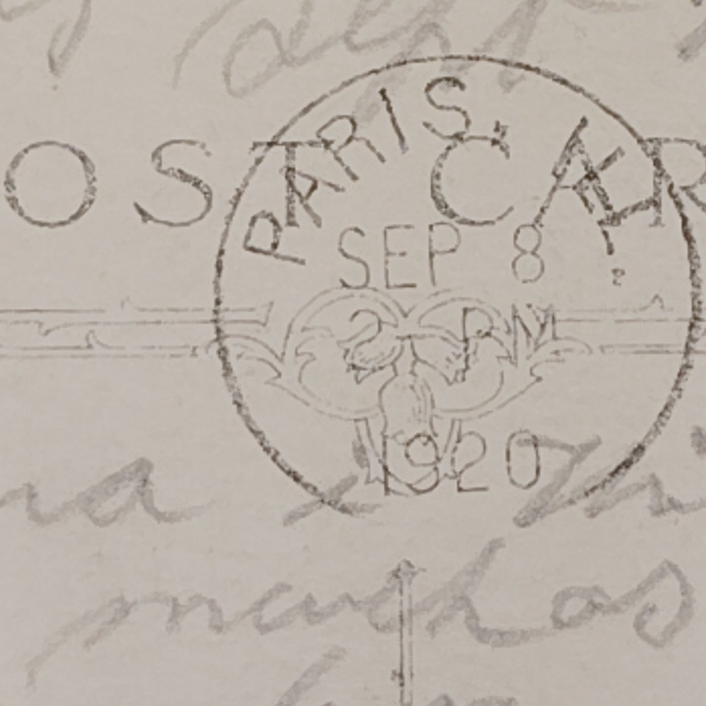 1920 Postcard with 1¢ Franklin Stamp – Washington–Franklin Series – Sept 8, 1920