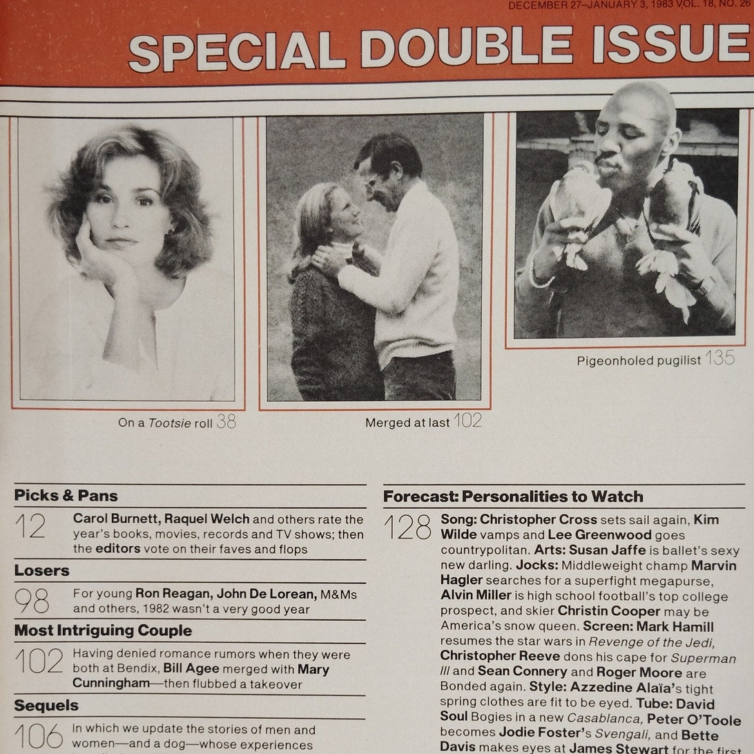 Vintage People Magazine Dec 27 1982 25 Most Intriguing People E.T. Cover