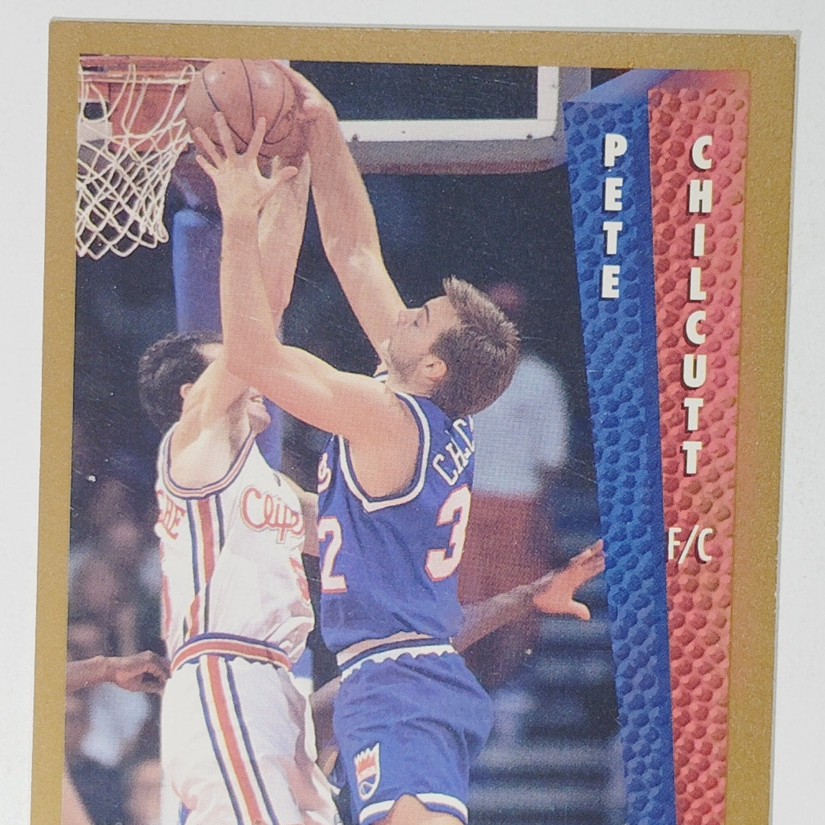 1992–93 Fleer Pete Chilcutt #422 – Sacramento Kings – NBA Card