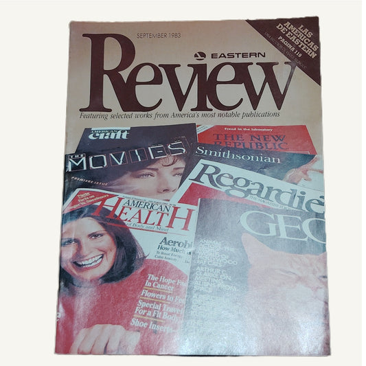 Eastern Review Magazine, September 1983 - Vintage In-Flight Publication