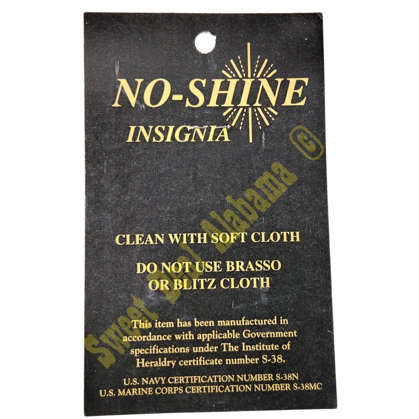 No Shine Insignia - Air Force Badge Pin: Publics Affairs Senior 1-3/4W x 1-1/8H
