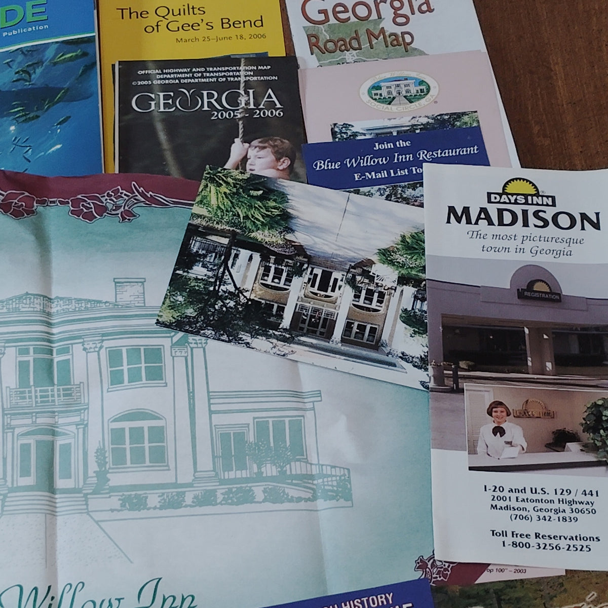 Georgia Travel Ephemera Lot (2006) - Brochures, Maps & Guides Collection