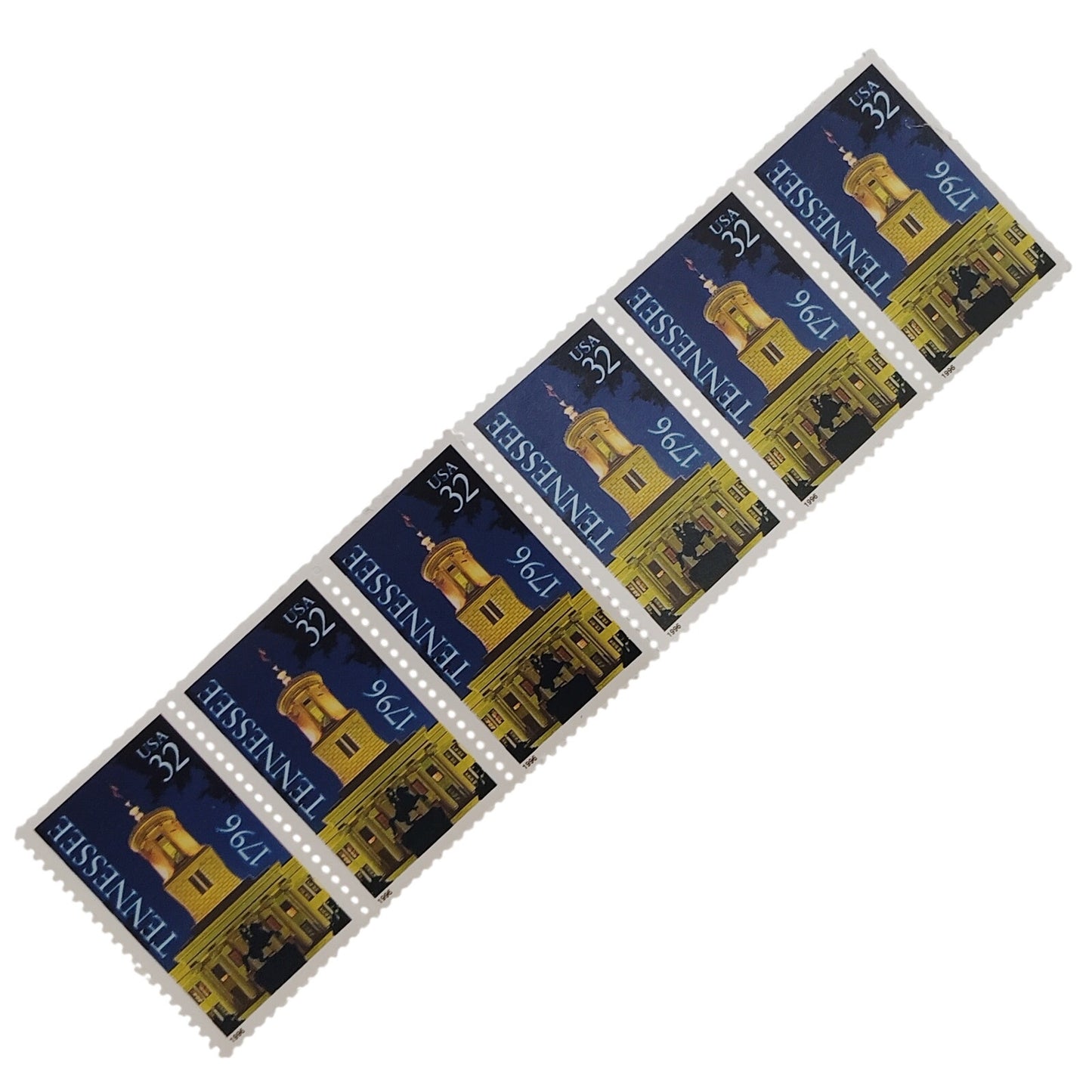 1996 Tennessee Statehood Strip of 6 MNH – Scott 3067 State Capitol