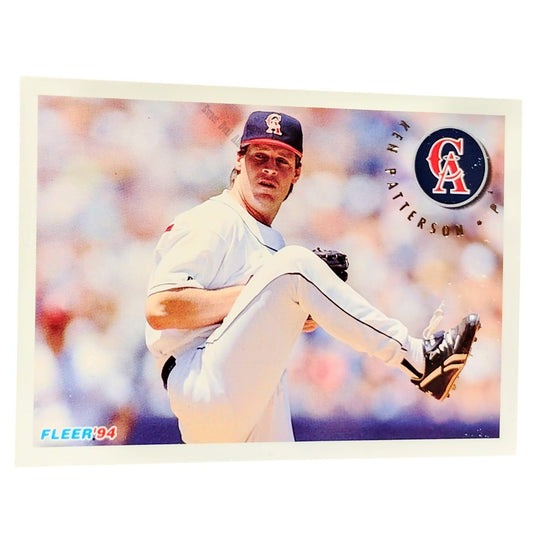 Ken Patterson, California Angels, #66,  1994 Fleer Baseball Collector's Card