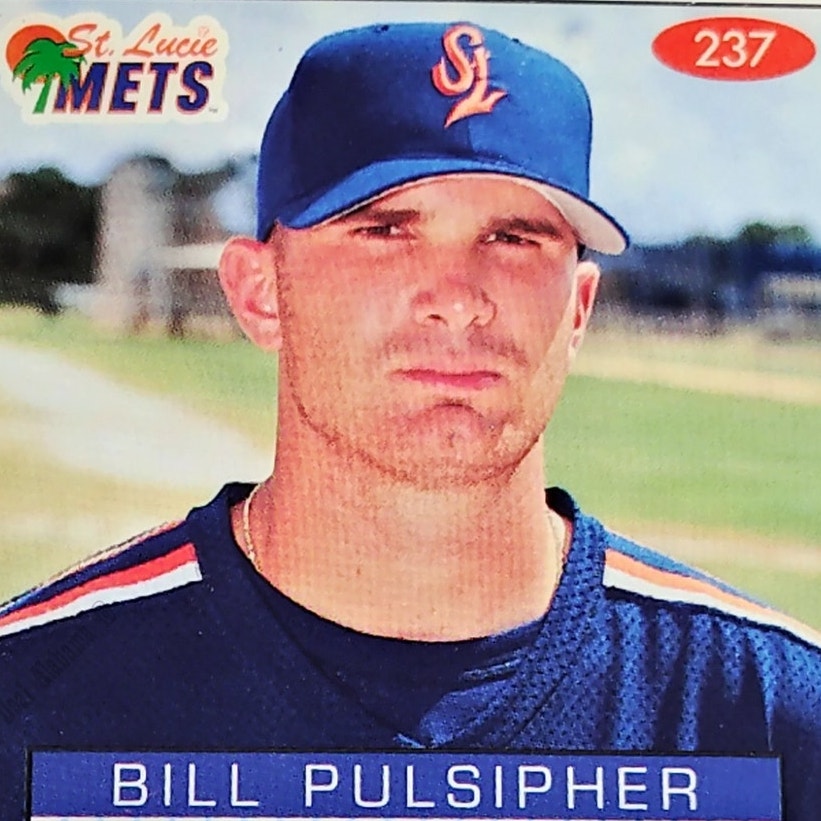 Bill Pulsipher, St. Lucie Mets, No. 237,  93-94 Fleer Excel Minor Leagues