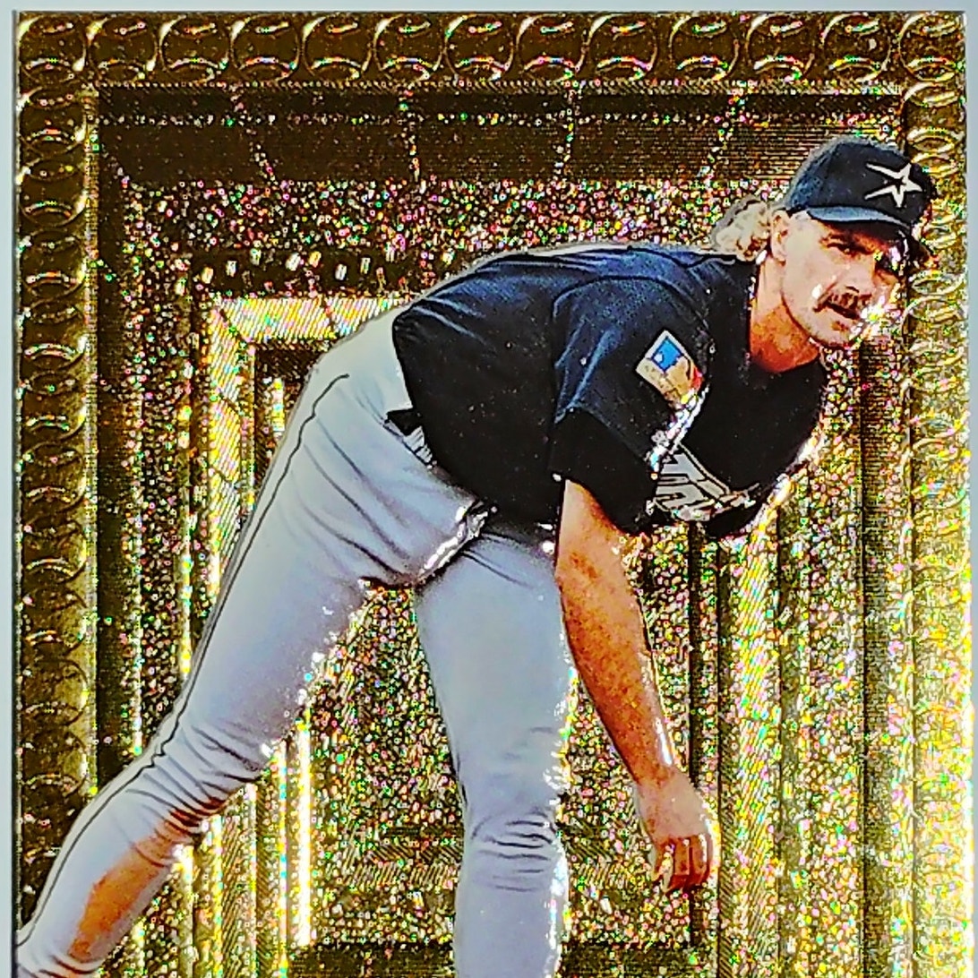 1995 Topps Embossed #104 Doug Drabek Golden Idols Houston Astros Pitcher - VG/EX