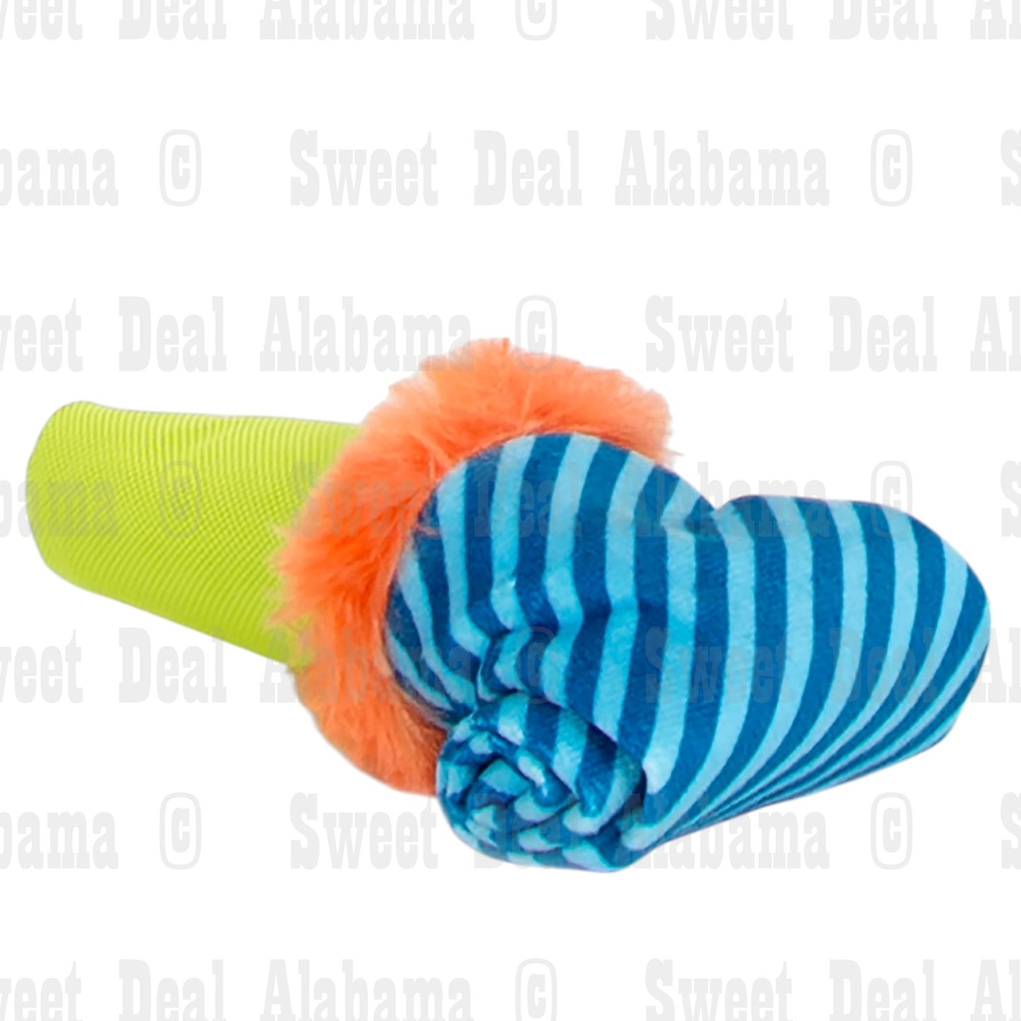 Bark Party Animal! Roll Over Party Blower, Soft Toy for Small Dogs