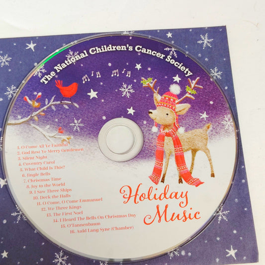 VTG NCCS “Holiday Music” CD 16‑Track Promo Snowflake Sleeve Charity Compilation