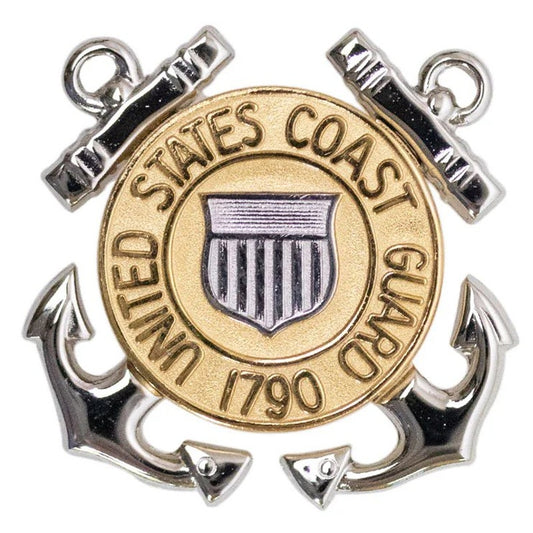 Coast Guard Cap Device – Enlisted – Regulation Size – 1-3/4" x 1-3/4"
