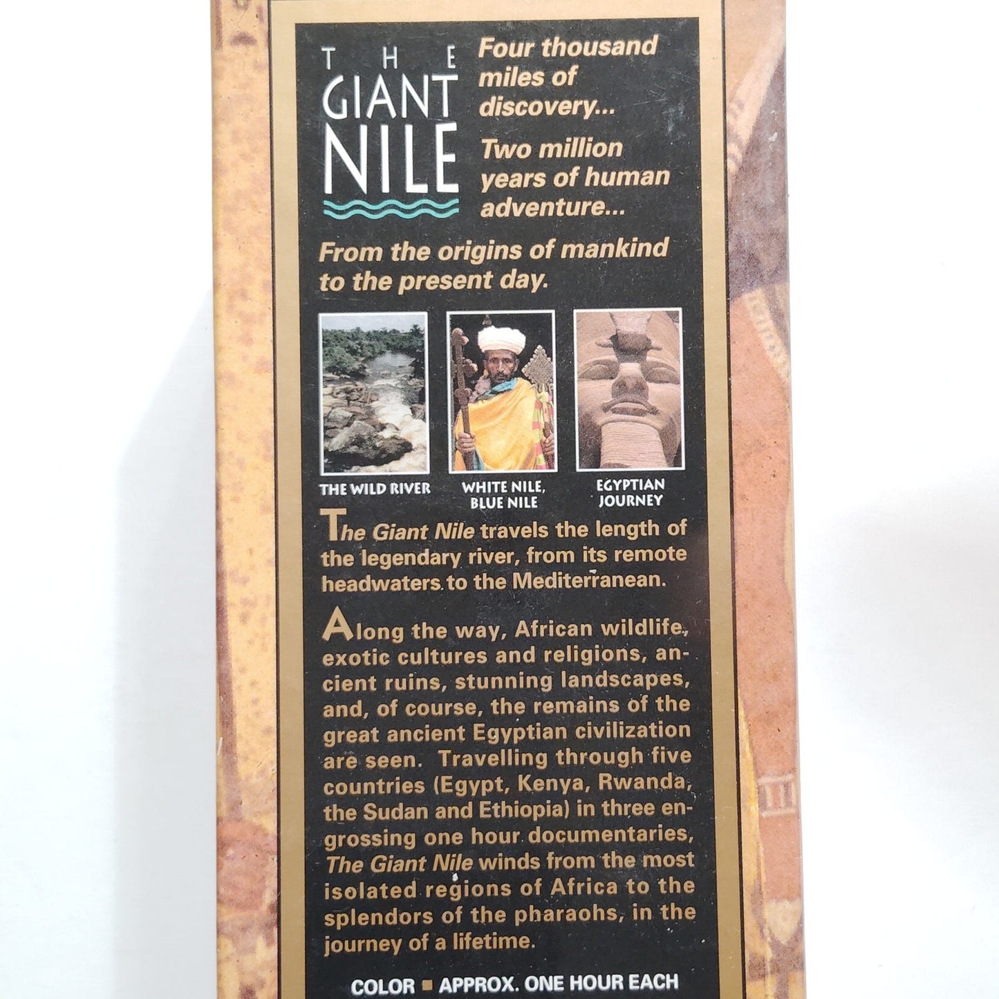 The Giant Nile 3‑Tape VHS Boxed Set 1993 Documentary